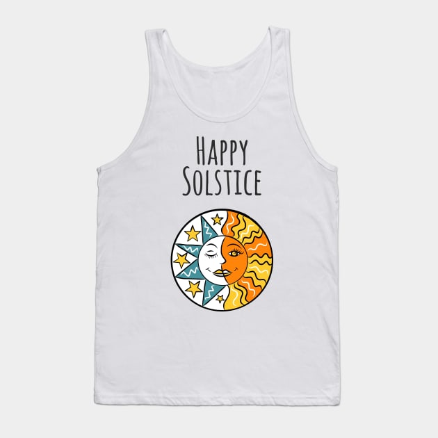 Happy Winter Or Summer Solstice Tank Top by faiiryliite
